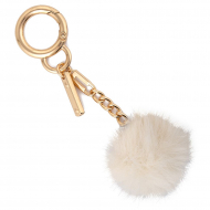 Брелок декоративный TBY.R4745.1.1 ?31мм цв. золото/белый , уп. 5шт