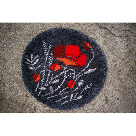 178244_Набор для вышивания подушки "Маки"