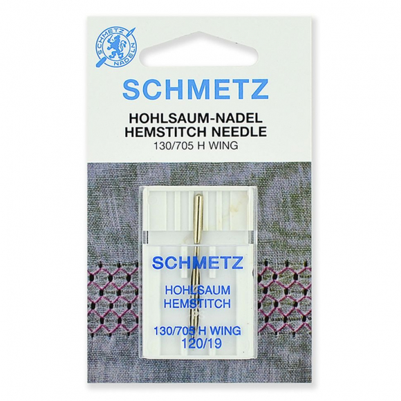 Иглы для бытовых швейных машин Schmetz для мережки 130/705H №120, уп.1 игла Иглы для бытовых швейных машин Schmetz для мережки 130/705H №120, уп.1 игла