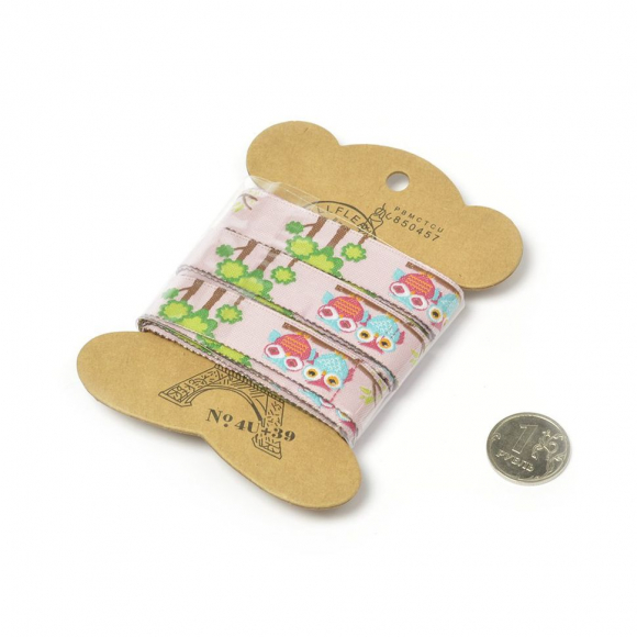 Лента декоративная арт.TBY.ЛДТ.MH-48 шир.16 мм уп. 2,73м