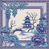 Рисунок на канве КОНЁК арт. 7816 Волшебная страна 40х40 см