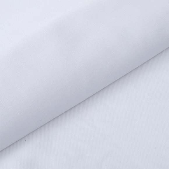 Петельное полотно велкроткань TBY кач.А шир.140см 250g/m2 цв.белый уп.50м