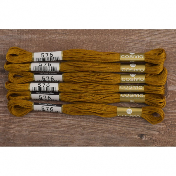 164548_Мулине COSMO однотонный цвет 576