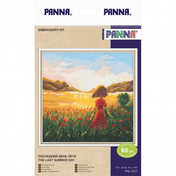 Набор для вышивания PANNA арт. PS-7211 Последний день лета 12х12 см