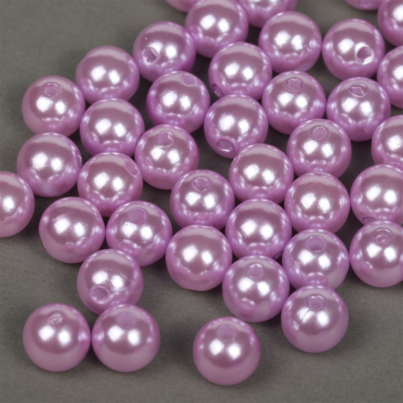 Бусины MAGIC 4 HOBBY круглые перламутр 12мм цв.092 сиреневый уп.50г (53шт) Бусины MAGIC 4 HOBBY круглые перламутр 12мм цв.092 сиреневый уп.50г (53шт)