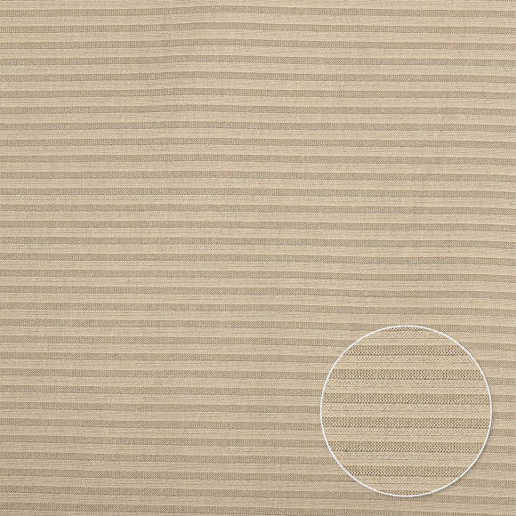 Ткань трикотаж лапша 320 г/м? 62% пэ, 30% вискоза, 8% спандекс шир.160 см арт.С.1855.01 цв.бежевый рул.30м