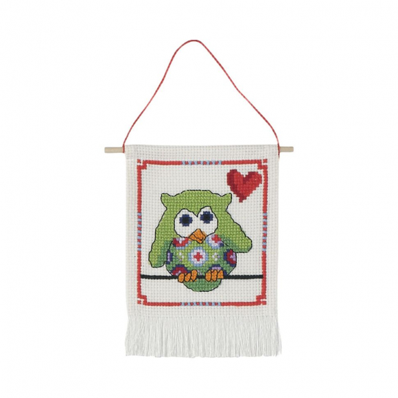 Набор для вышивания "Зелёная сова"