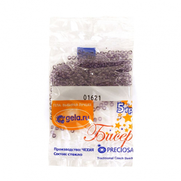 Бисер №10, 5 г., цвет 01621