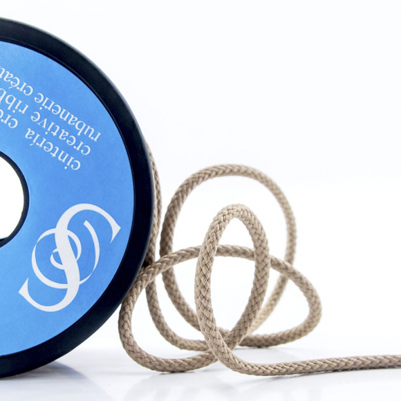 Шнур плетеный SPIRAL ( SAFISA), 4 мм, 25 м, цвет персиковый айвори