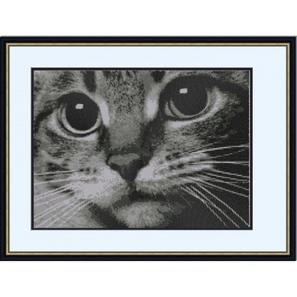 Рисунок на ткани (Бисер) КОНЁК арт. 9510 Котенок 29х39 см