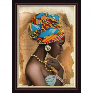 Рисунок на ткани (Бисер) КОНЁК арт. 8417 Южная красавица 29х39 см