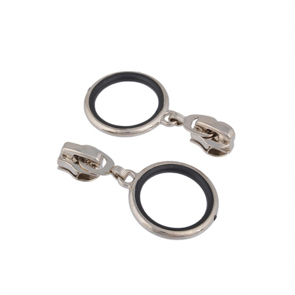 Замок MaxZipper автомат СП#5 F21 цв.2 черный/никель уп.100шт