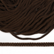 Шнур круглый полиэфир 07мм арт.1с-70 цв.коричневый уп.100м