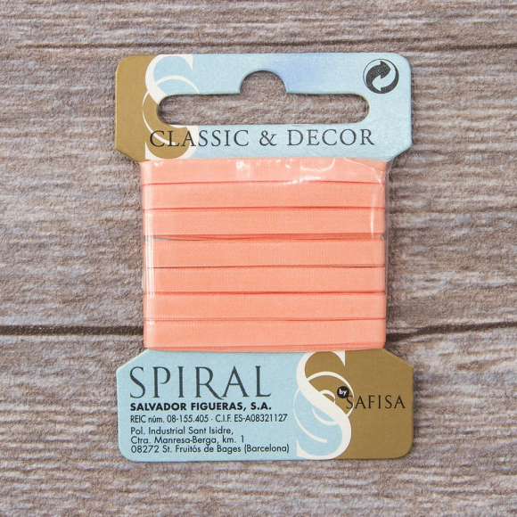 32233_Лента для вышивания SAFISA на блистере, 4 мм, 5 м, цвет 85, лососевый