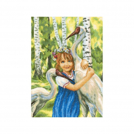 Набор для вышивания РТО арт.M346 Белые журавли 32х45 см