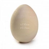 Деревянная заготовка из липы Magic 4 Hobby Яйцо h150мм d115мм уп.2шт