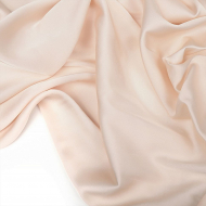 Ткань шелк Армани 90г/м? 97% ПЭ 3% Спандекс шир.150см арт.TBYArm-007 цв.07 экрю рул.25м