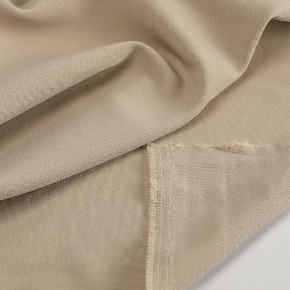 Ткань Барби Прайм 205г/м?  88% пэ 12% спандекс  шир.150см, арт.TBY.B.33 цв.серо-бежевый уп.25м