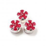 Бусины металлические с эмалью арт.PN-C175 10х12мм, in ? 5мм