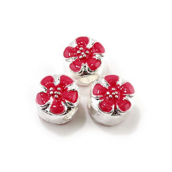 Бусины металлические с эмалью арт.PN-C175 10х12мм, in ? 5мм