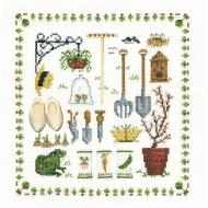 189515_Набор для вышивания "Accessoires Printemps" (Весенние аксессуары), 20 х 21 см