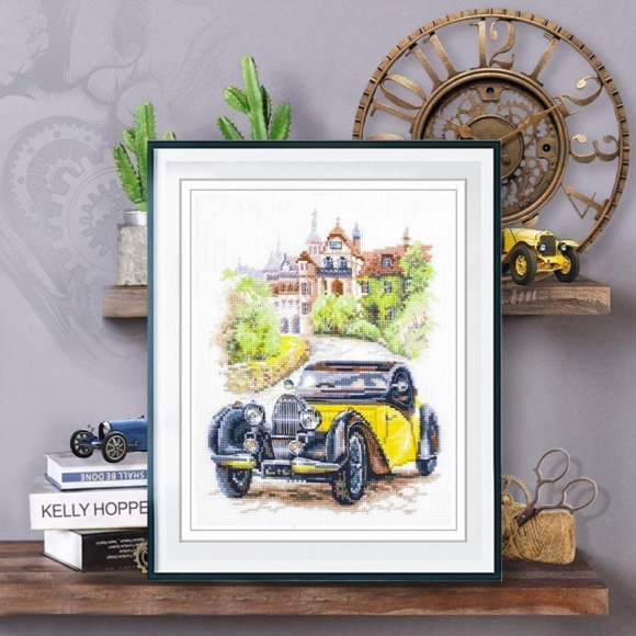 Набор для вышивания ЧУДЕСНАЯ ИГЛА арт.110-023 Ретро стиль. Франция 16х20 см Набор для вышивания ЧУДЕСНАЯ ИГЛА арт.110-023 Ретро стиль. Франция 16х20 см