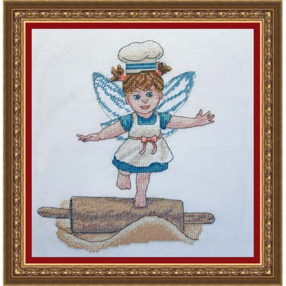 Набор для вышивания NEOCRAFT арт.ДМ-04 Фея пышного теста 18х21 см Набор для вышивания NEOCRAFT арт.ДМ-04 Фея пышного теста 18х21 см
