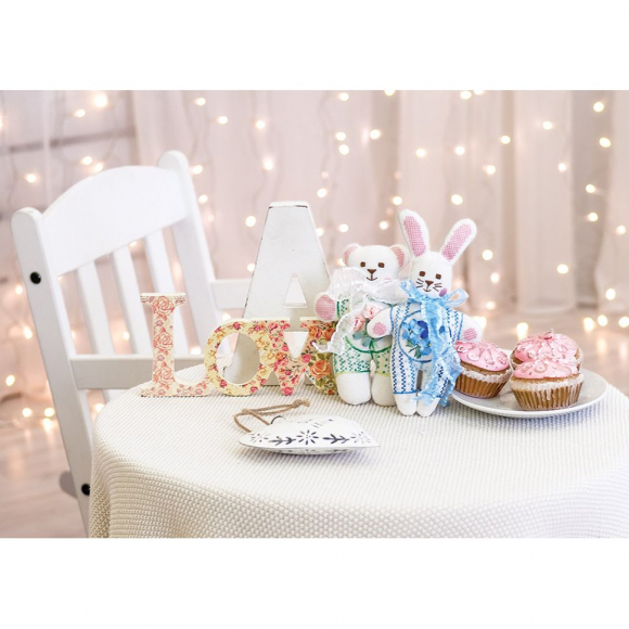 Набор для вышивания PANNA арт. IG-1177 Мягкая игрушка. Зайчик 11х19 см Набор для вышивания PANNA арт. IG-1177 Мягкая игрушка. Зайчик 11х19 см