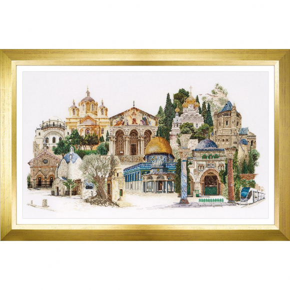 Набор для вышивания THEA GOUVERNEUR арт.533А Иерусалим 79х50 см