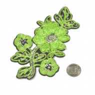 Аппликации MAGIC HOBBY арт. MG-R1734.5 цв.5 зеленый 7,5х13,5 см 5 шт