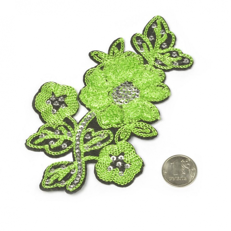 Аппликации MAGIC HOBBY арт. MG-R1734.5 цв.5 зеленый 7,5х13,5 см 5 шт