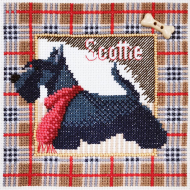 Набор для вышивания МАРЬЯ ИСКУСНИЦА арт.13.003.19 Скотч терьер 13х13 см