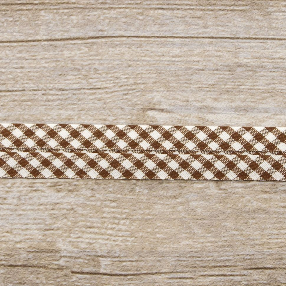 Косая бейка с рисунком SAFISA, арт.5400, 20 мм, 25 м, цвет 17