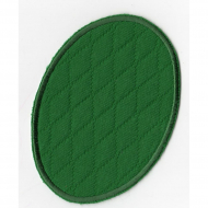 97493_Термозаплатка "Овал зеленый"