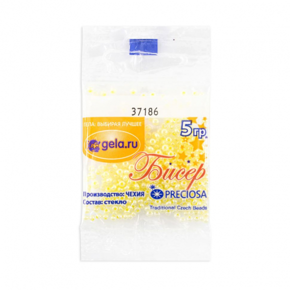 Бисер №10, 5 г., цвет 37186