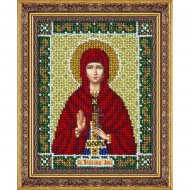 Набор для вышивания бисером ПАУТИНКА арт.Б-704 Святая Пророчица Анна 14х18 см