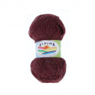 Пряжа ALPINA ROLAND (100% альпака) 4х50г/200м цв.22 бордовый