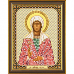 Набор для вышивания бисером НОВА СЛОБОДА арт.С6157 Св.Мч. Лариса 13х17 см