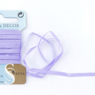 32198_Лента для вышивания SAFISA на блистере, 4 мм, 5 м, цвет 08, сиреневый