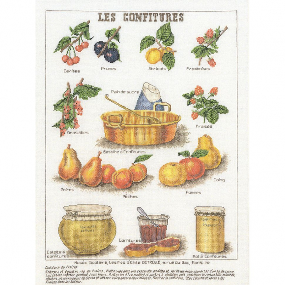 34988_Набор для вышивания "Джемы", канва лен 36 ct 34988_Набор для вышивания "Джемы", канва лен 36 ct