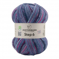 190154_Пряжа Step 6, 75% шерсть, 25% полиамид, 410 м, 150 г