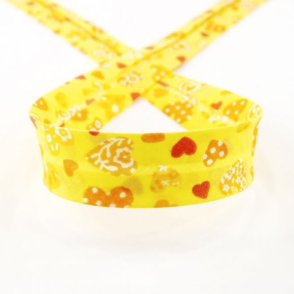 Косая бейка с рисунком SAFISA арт.6528, 20 мм, 20 м, цвет 109