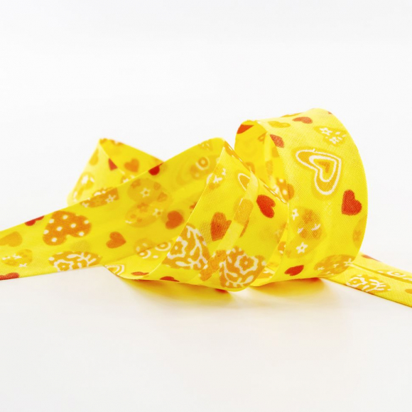 Косая бейка с рисунком SAFISA арт.6528, 20 мм, 20 м, цвет 109