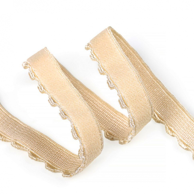 Резинка  TBY бельевая (отделочная) арт.ЕТ-1 10мм цв.S180 бежевый песочный уп.10 м