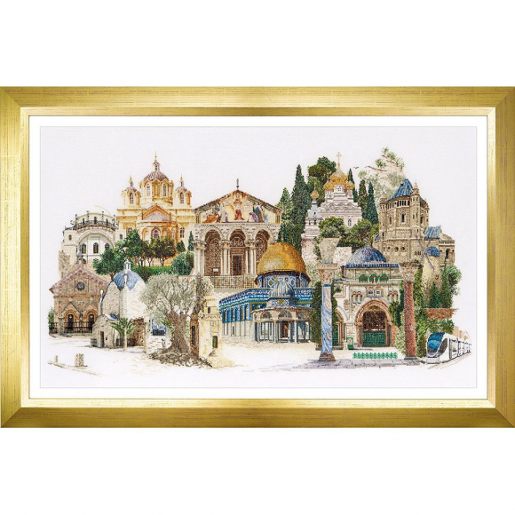 Набор для вышивания THEA GOUVERNEUR арт.533A Иерусалим 79х50 см