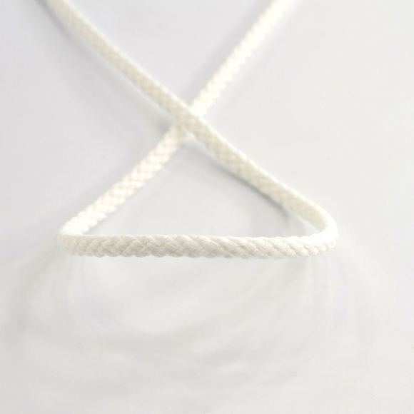 184852_Шнур PEGA хлопковый, цвет белый, 5,3 мм 184852_Шнур PEGA хлопковый, цвет белый, 5,3 мм