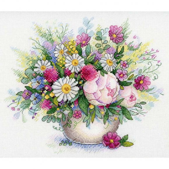 Набор для вышивания МП СТУДИЯ арт.А-036 Дыхание лета 21х25 см