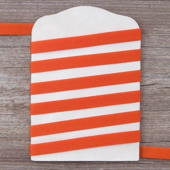 31973_Лента репсовая SAFISA мини-рулон, 10 мм, 4 м, цвет 61, оранжевый 31973_Лента репсовая SAFISA мини-рулон, 10 мм, 4 м, цвет 61, оранжевый