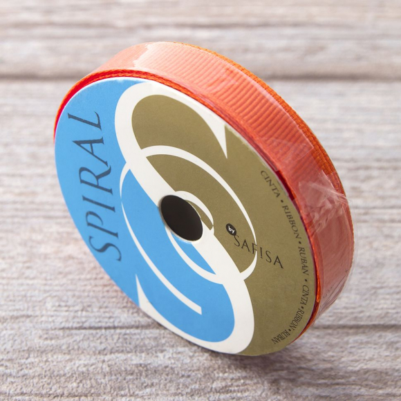 31973_Лента репсовая SAFISA мини-рулон, 10 мм, 4 м, цвет 61, оранжевый 31973_Лента репсовая SAFISA мини-рулон, 10 мм, 4 м, цвет 61, оранжевый