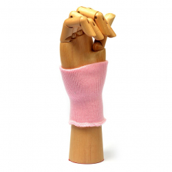 Манжеты 8х10 см 100% ПАН арт.МРЦ-32/2 рапорт 1х1 плетение ластик цв. 587/6 неж.розовый 10 пар